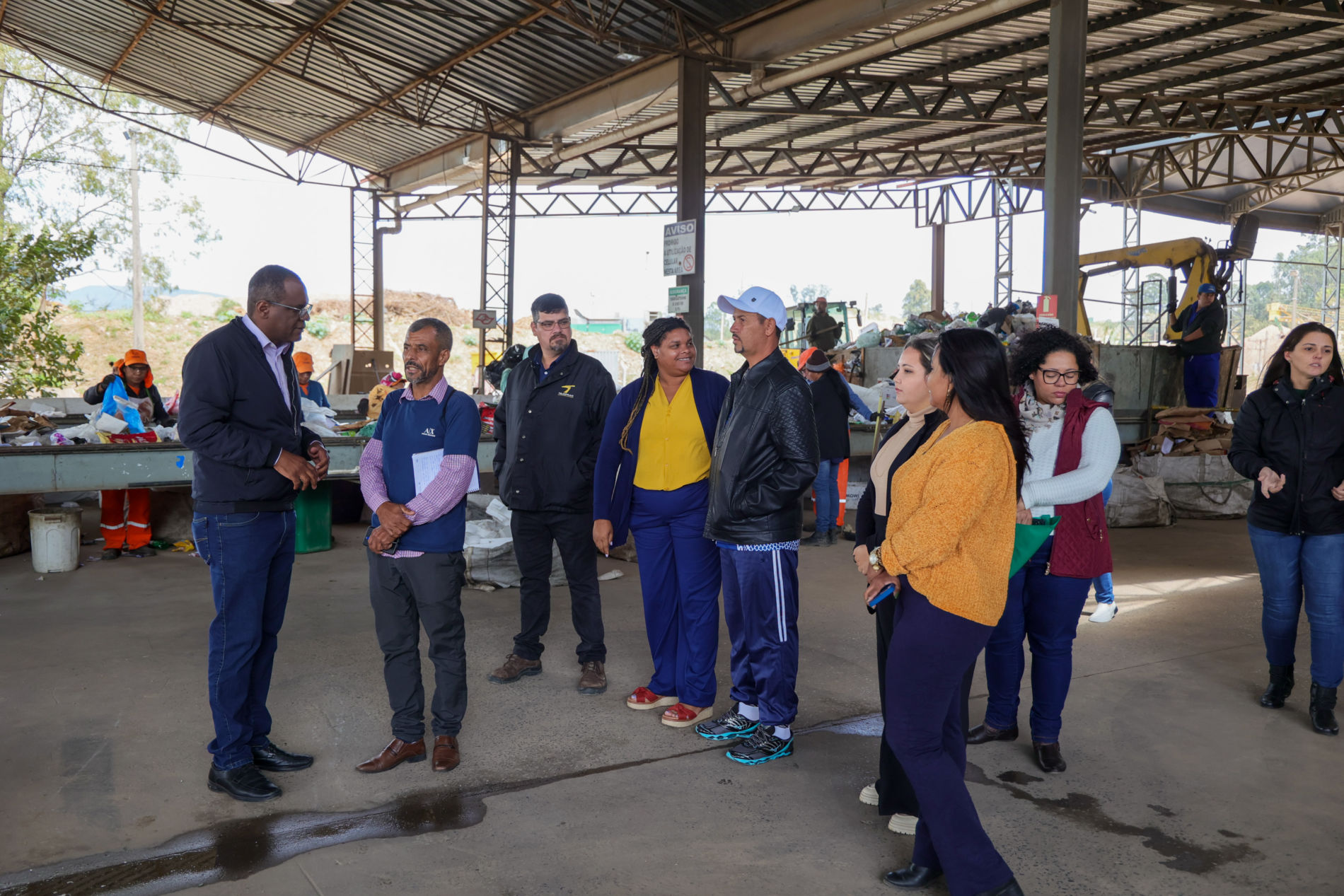Geresol recebe visita de cooperativa de reciclagem do Distrito Federal