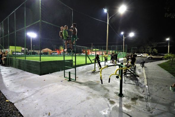 Prefeitura de Cuiab | Sonho esperado h 40 anos: Prefeito entrega a Arena Joventino Evangelista de Frana