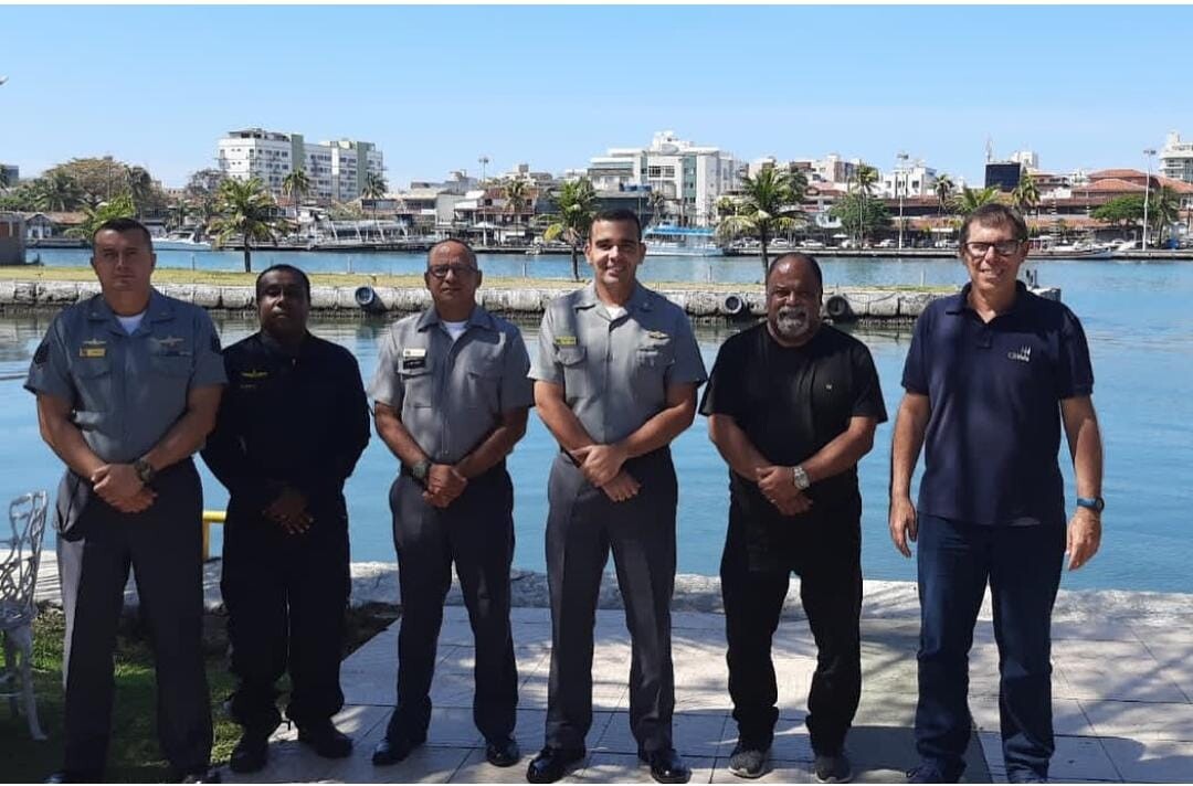 Reunião na Capitania dos Portos sobre o Campeonato Mundial da Juventude de Vela que acontecerá em dezembro