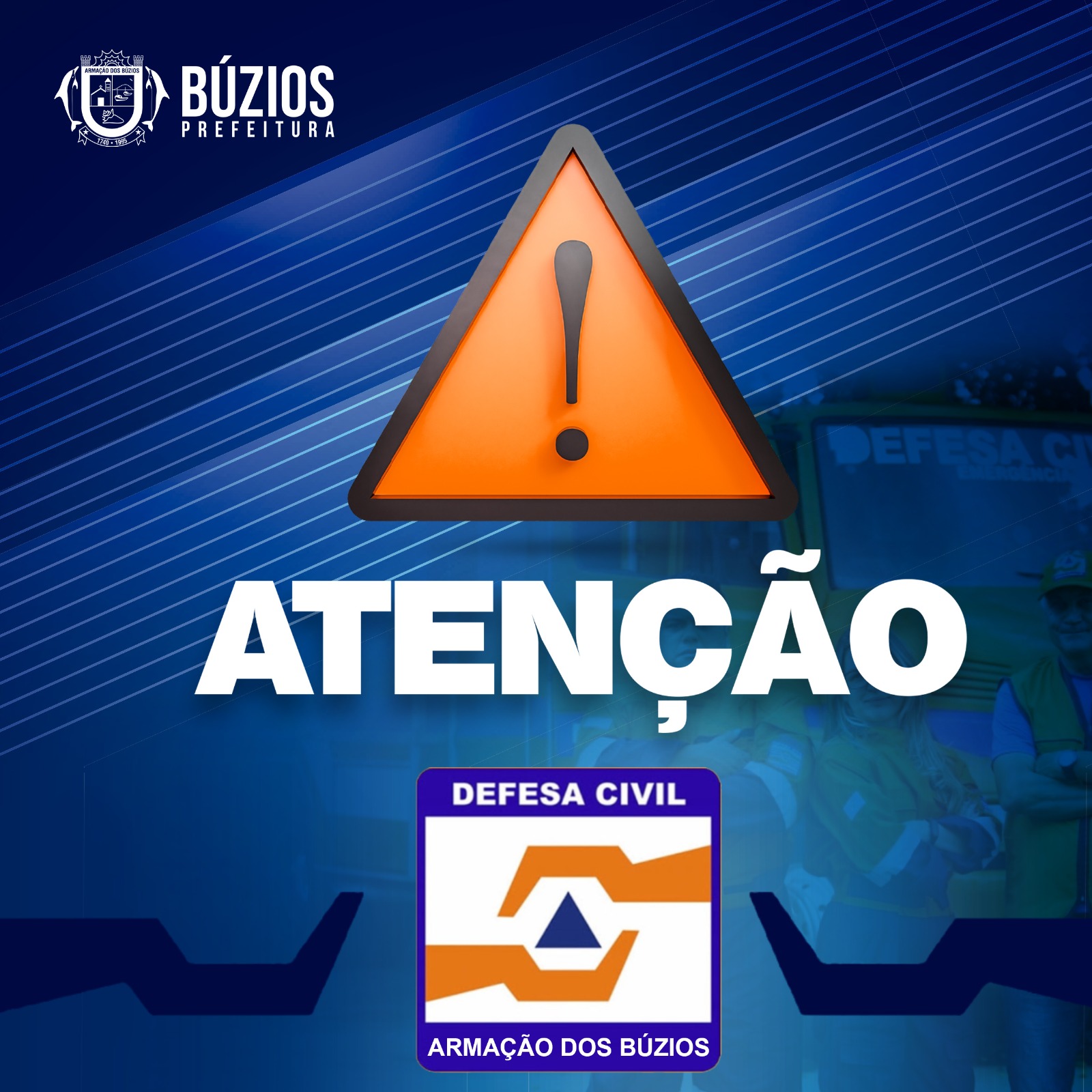 Defesa Civil de Búzios alerta para temperaturas elevadas nos próximos dias na região