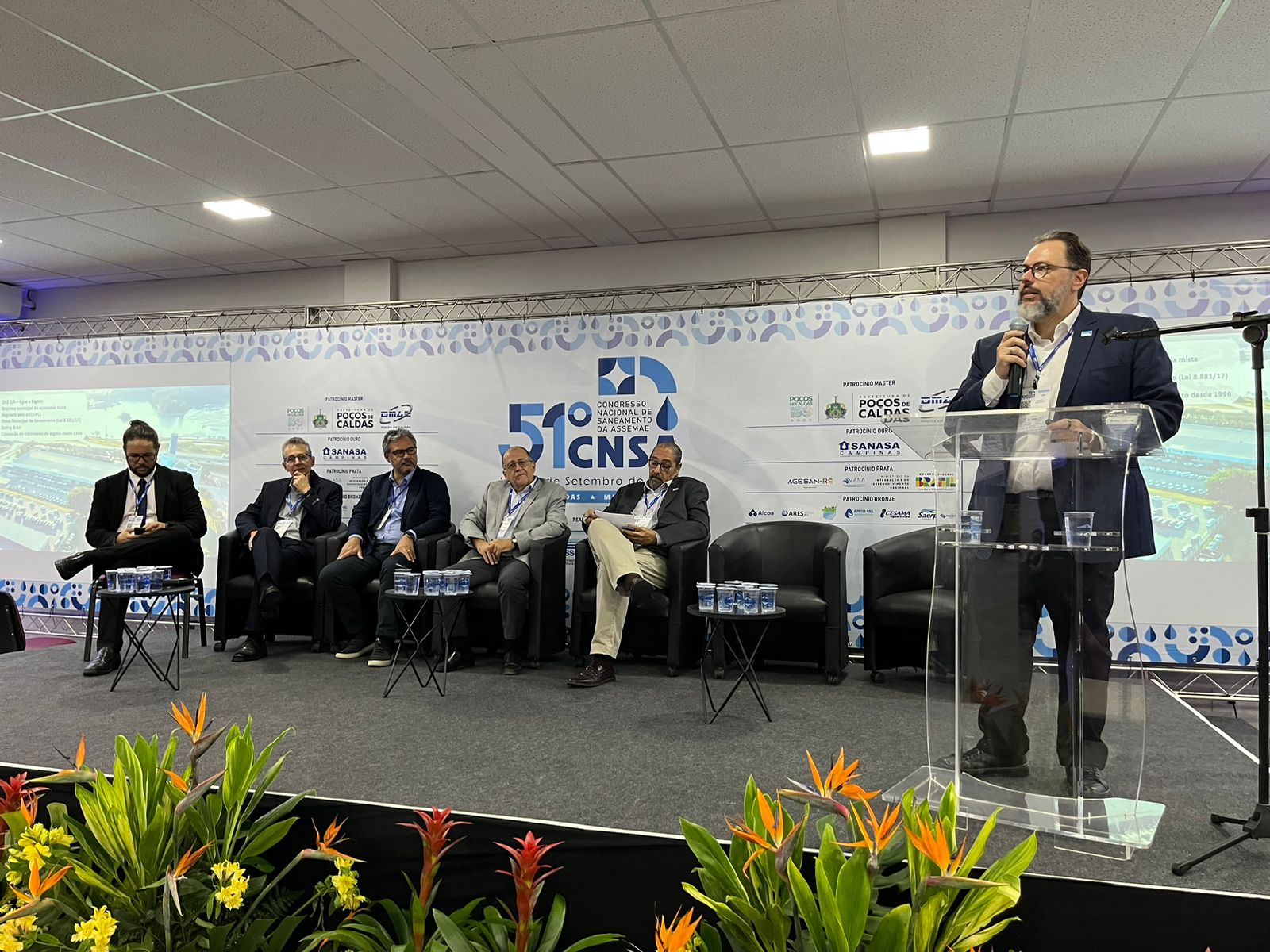 Parceria DAE e CSJ é foco de mesa redonda no 51º CSNA, em Poços de Caldas